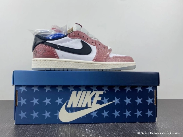 Official Maikesneakers 1 FN0432-017 TROPHY LOW 'RED BLACK' AIR OG ROOM JORDAN X 0812